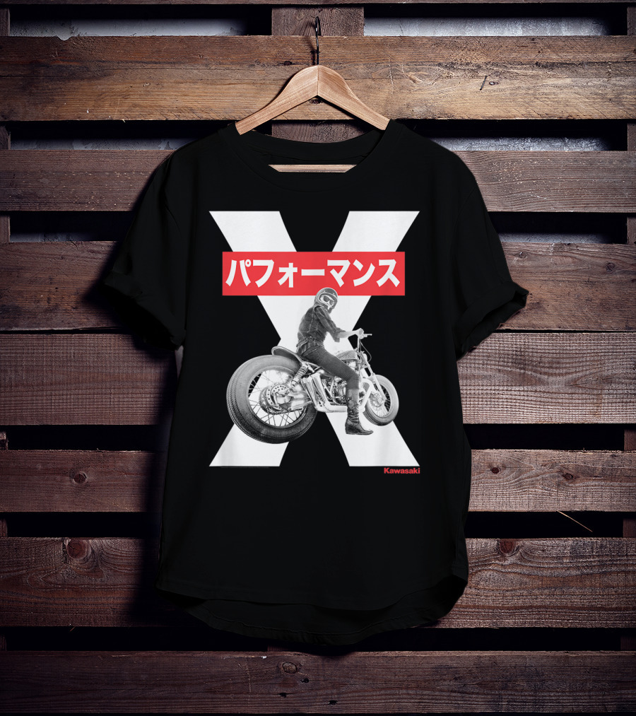 Kawasaki Performance Classic Motorcycle X T-Shirt