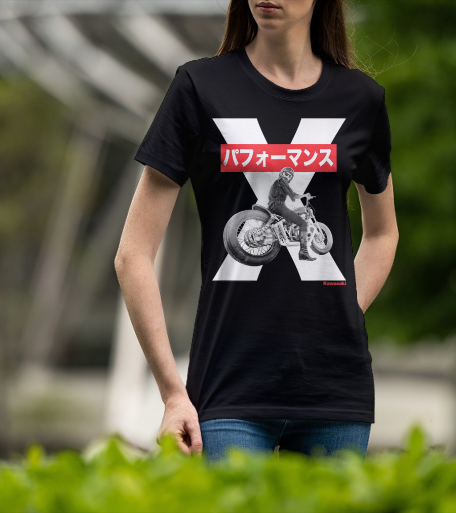 Kawasaki Performance Classic Motorcycle X T-Shirt