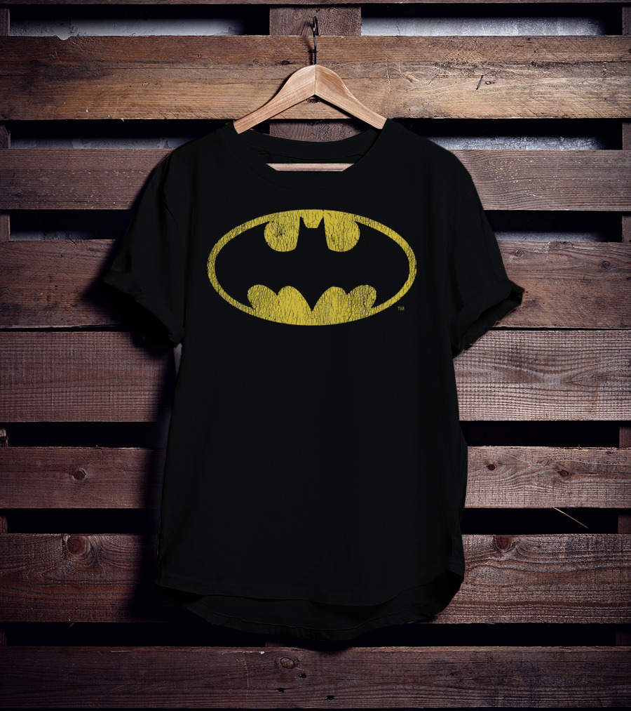 Kids DC Comics Batman Yellow Bat T-Shirt