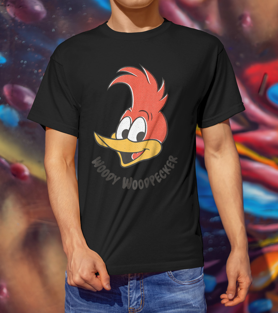 Woody Woodpecker Classic Smile Kids Nostalgic Cartoon Character T-Shirt