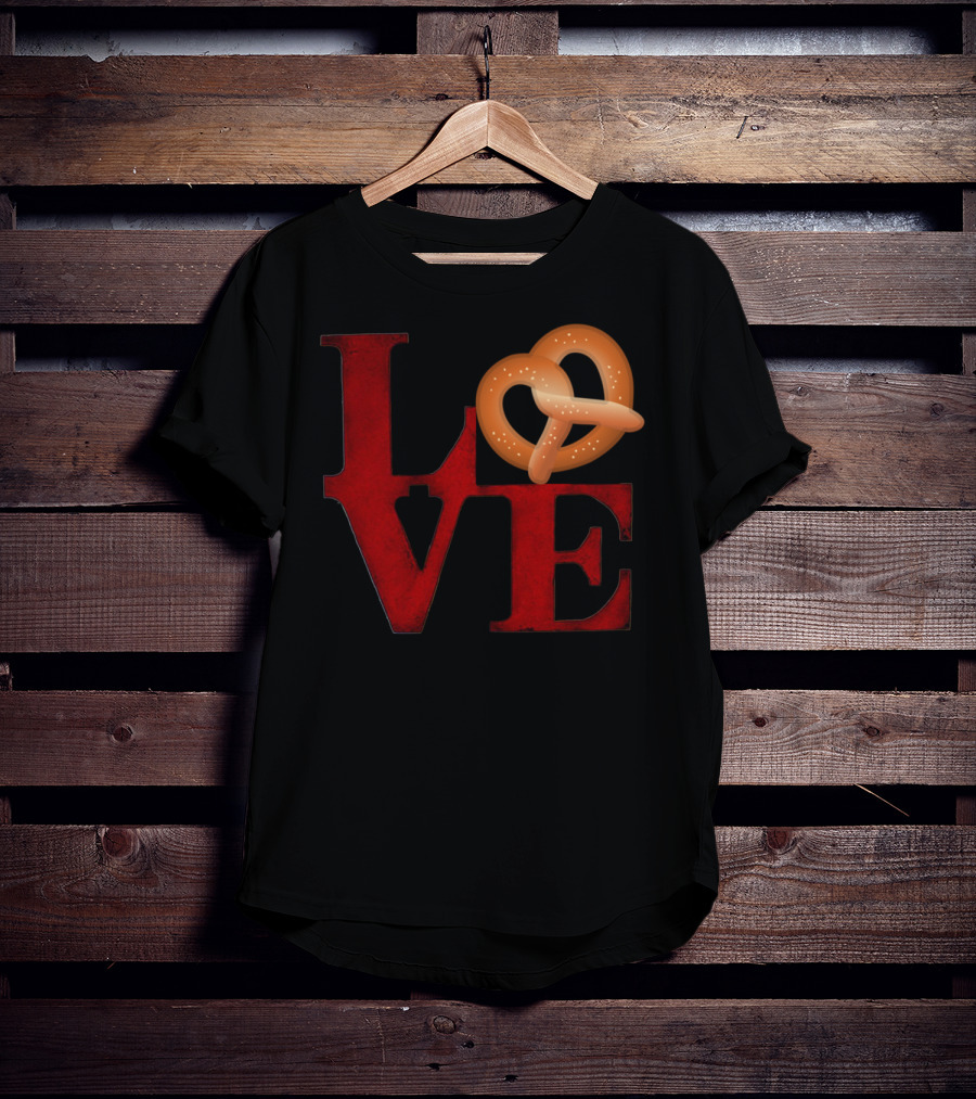 Love Pretzel Philly Emoji Nostalgic T-Shirt