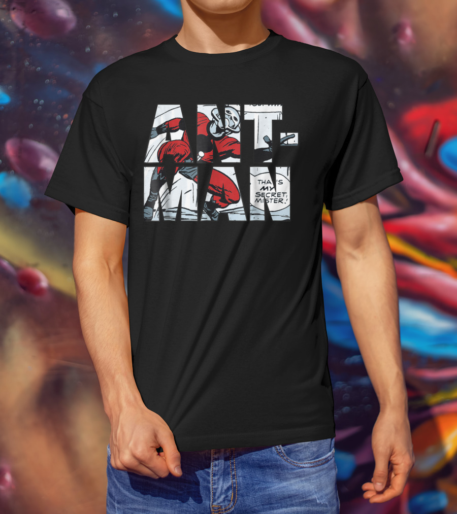 Marvel Antman Classic Comic That's My Secret Mister T-Shirt