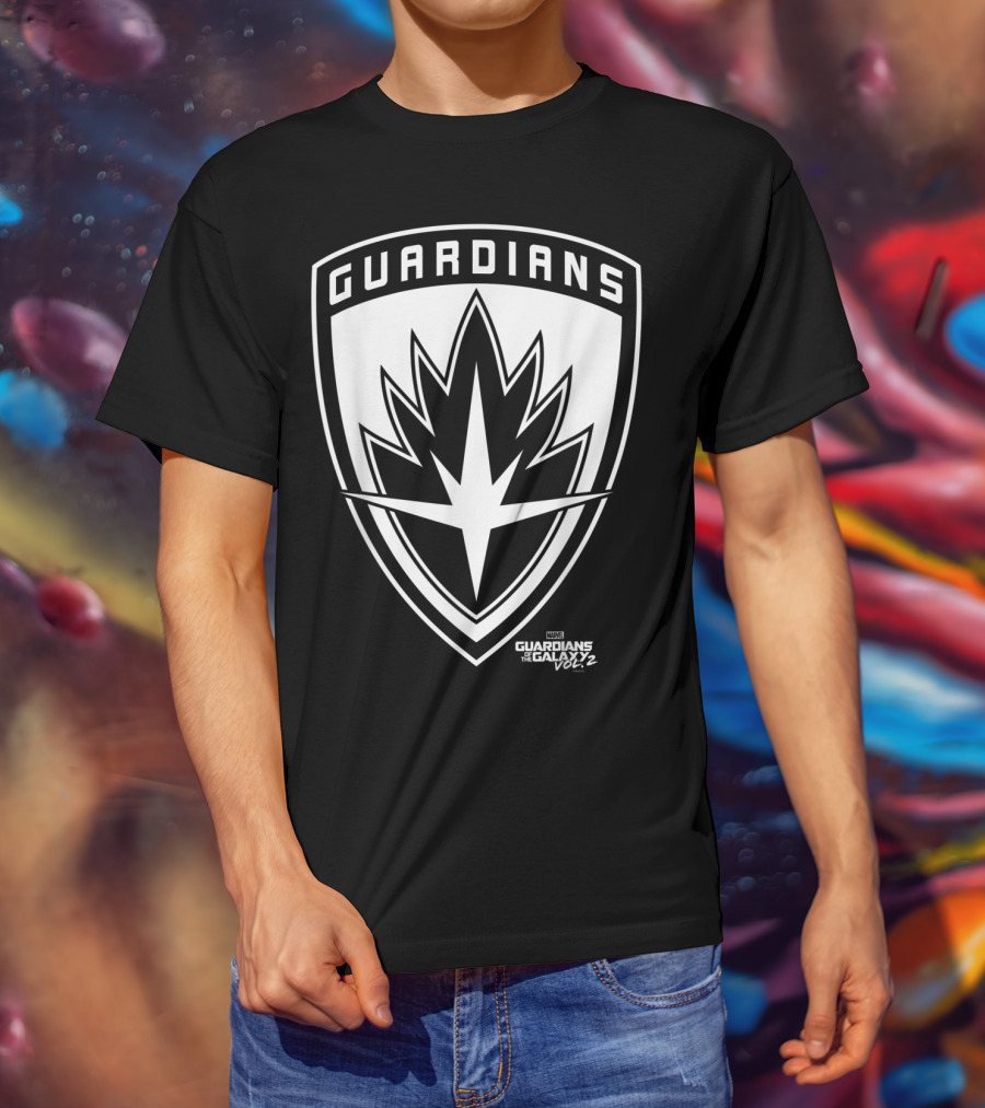 Guardians Of The Galaxy Vol 2 Marvel Classic Shield T-Shirt