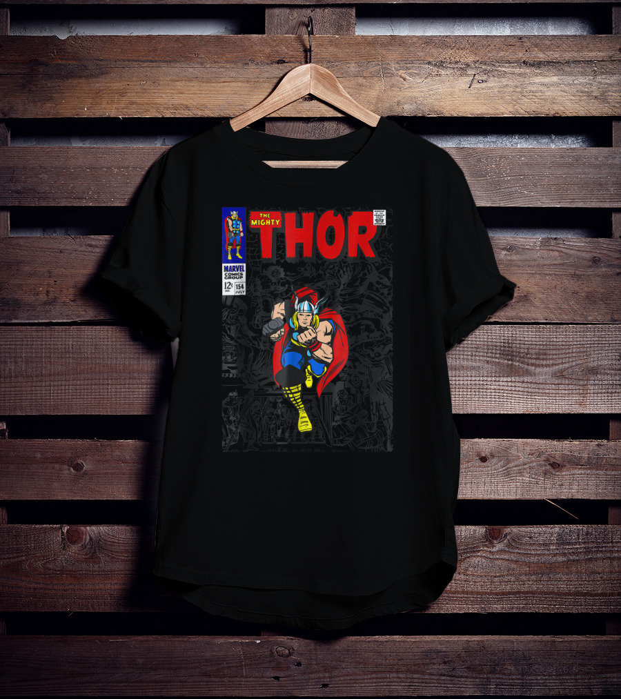 Marvel The Mighty Thor Comic Issue 154 July 12¢ T-Shirt
