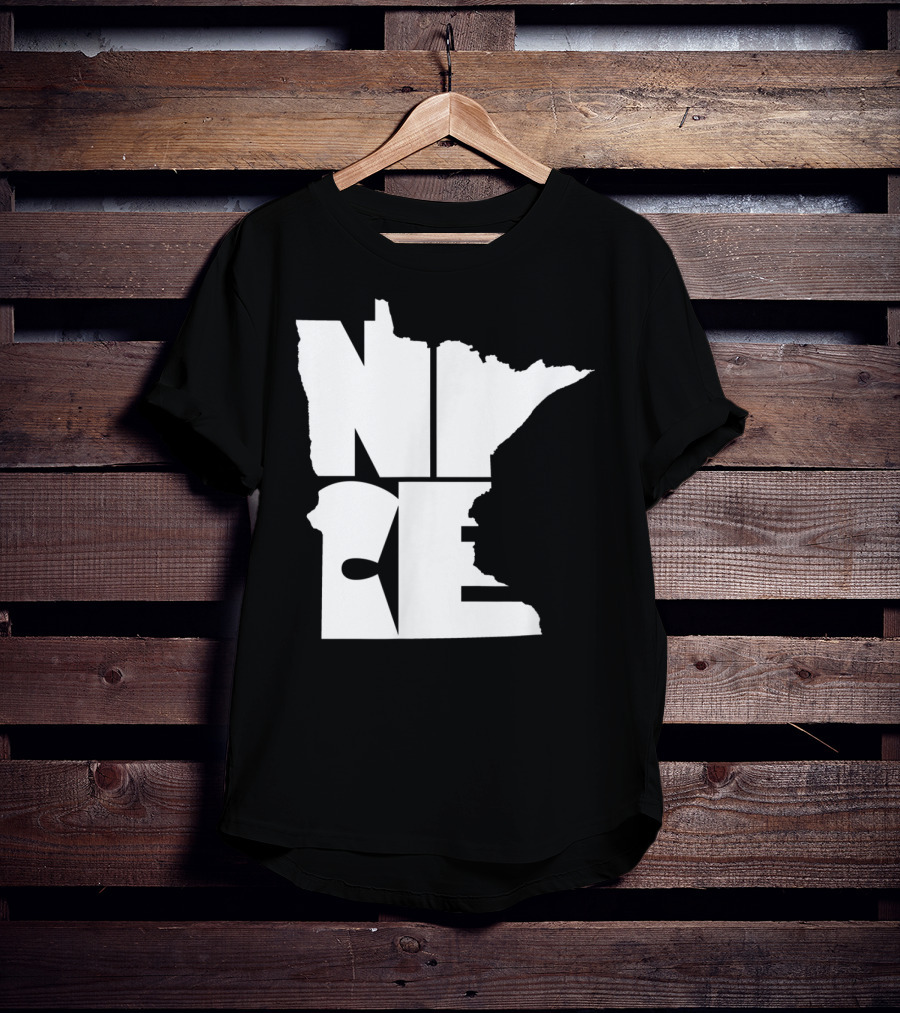 Minnesota Nice Map Outline T-Shirt