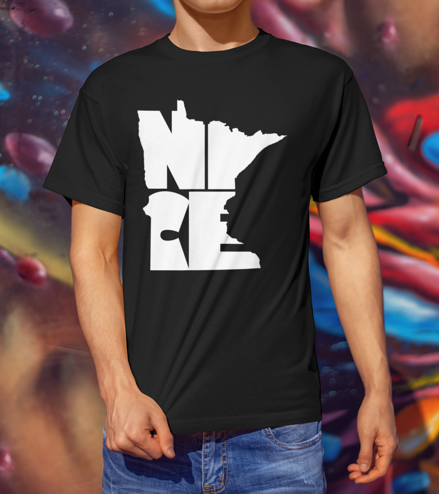 Minnesota Nice Map Outline T-Shirt