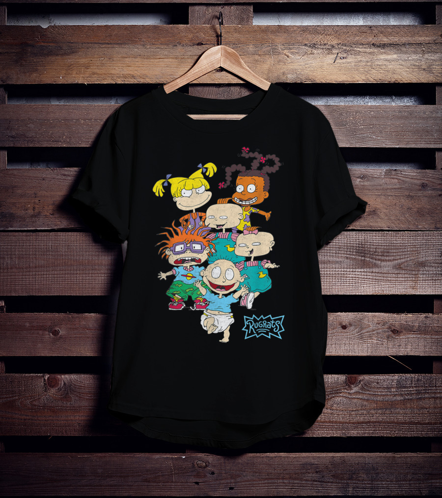 Rugrats Classic Characters Group Pose Nickelodeon T-Shirt