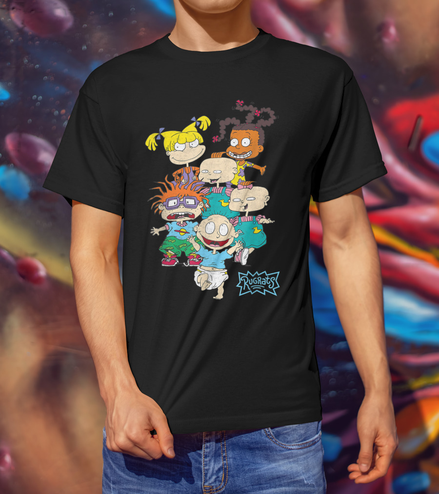 Rugrats Classic Characters Group Pose Nickelodeon T-Shirt