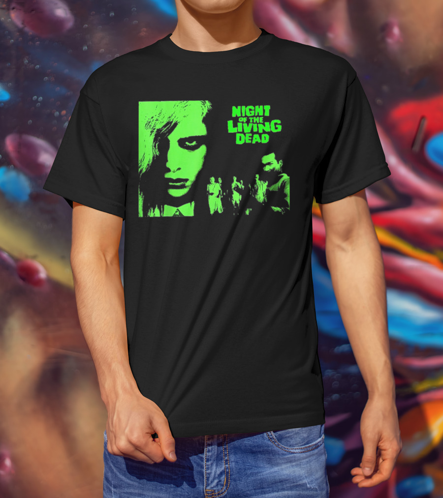 Night Of The Living Dead Vintage Classic Zombie Horror Movie T-Shirt