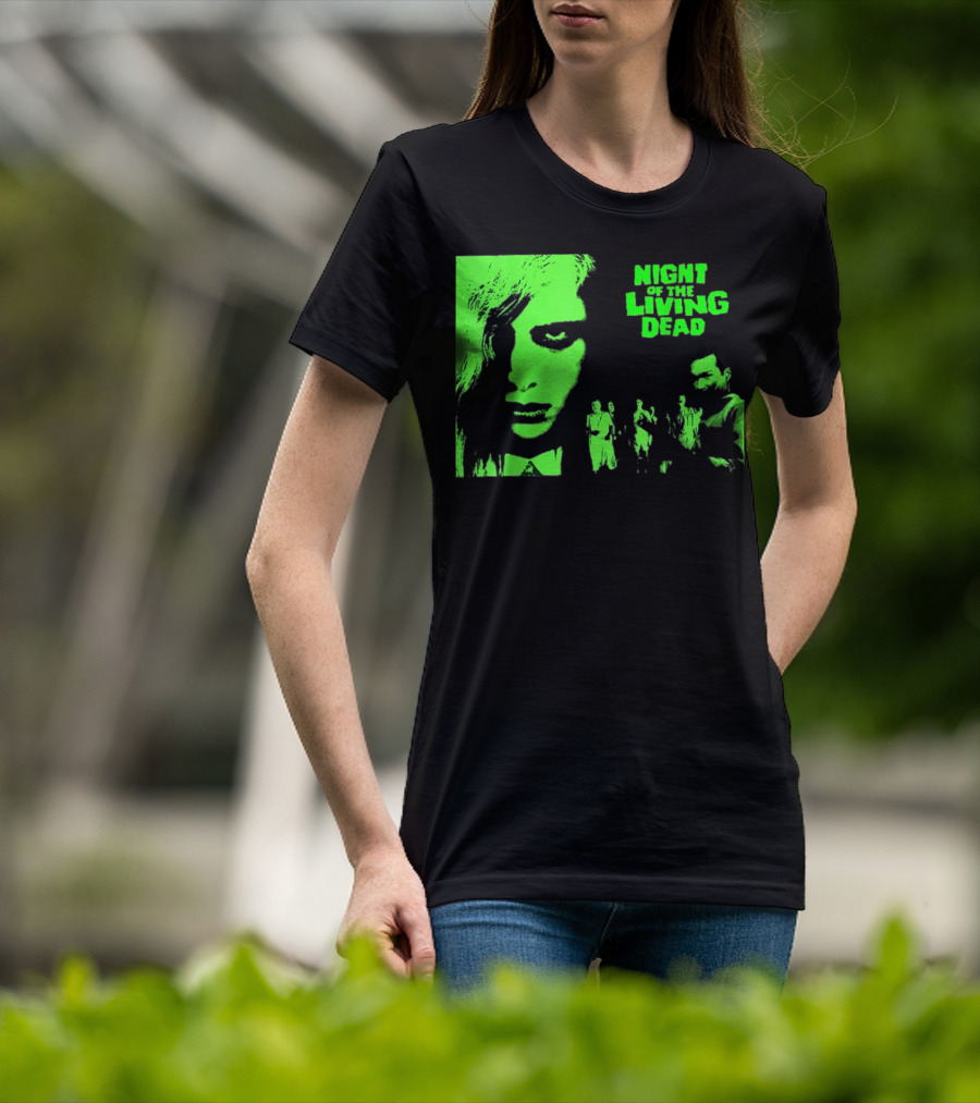 Night Of The Living Dead Vintage Classic Zombie Horror Movie T-Shirt