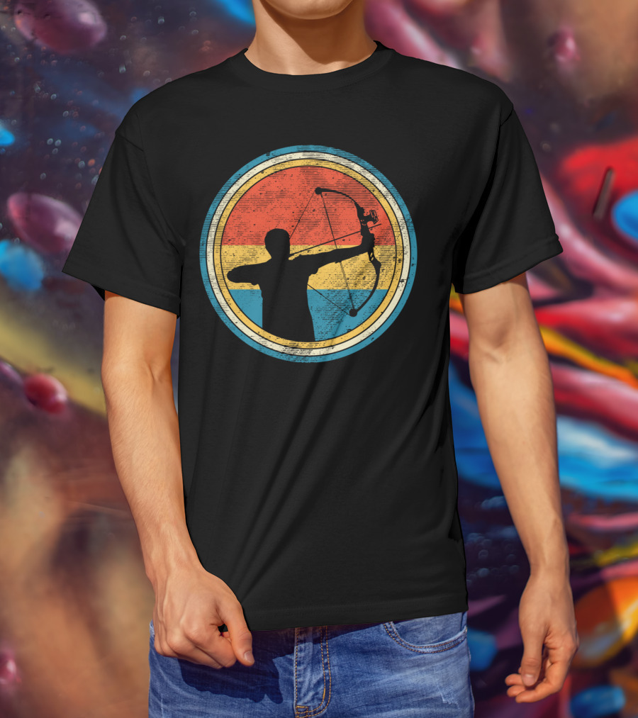 Vintage Distressed Archery Bow T-Shirt