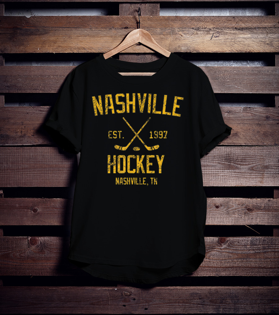 Nashville Hockey Est. 1997 Nashville TN Vintage T-Shirt