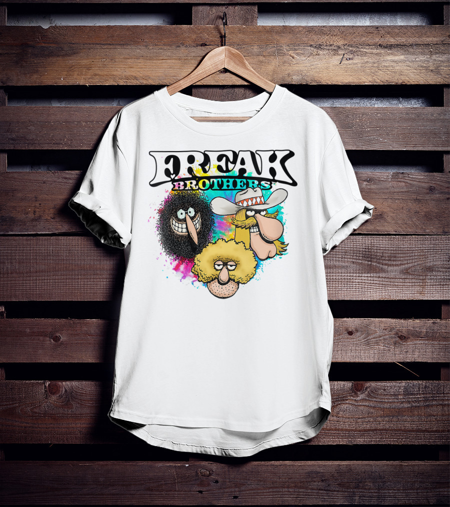 Freak Brothers Colorful Trio Faces T-Shirt