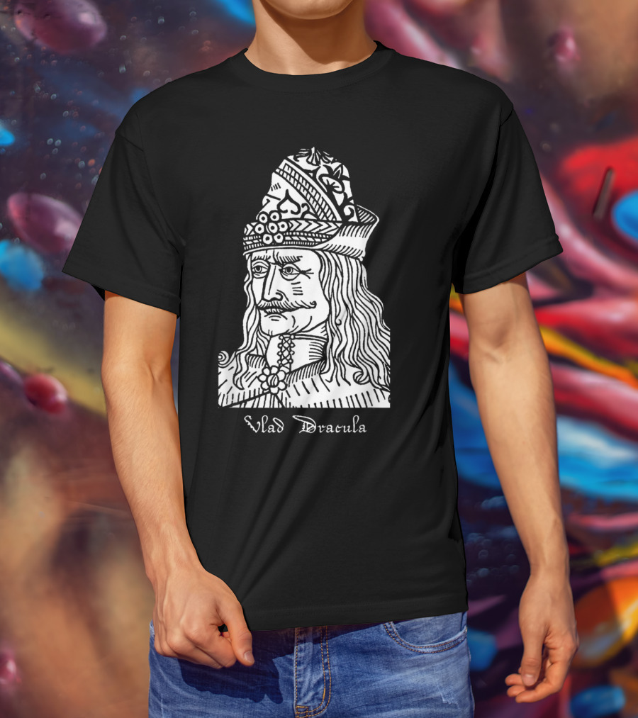 Vlad Dracula The Impaler Tepes Classic Horror T-Shirt