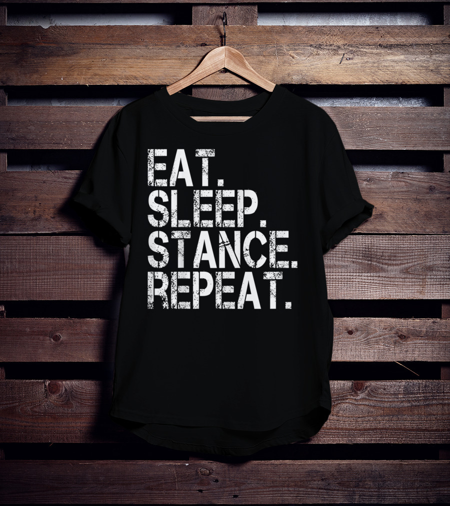 Eat Sleep Stance Repeat JDM Euro Classic Show Stance Life T-Shirt