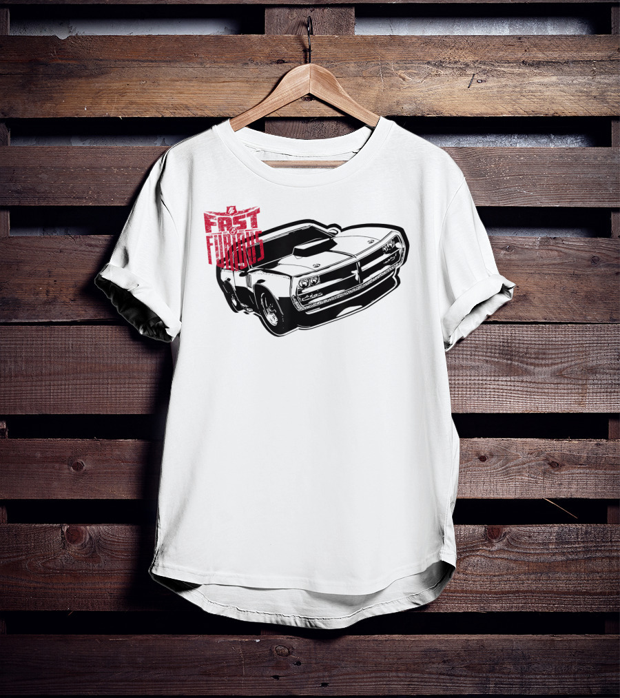 Fast Furious Est 2001 Classic Muscle Car Iconic T-Shirt