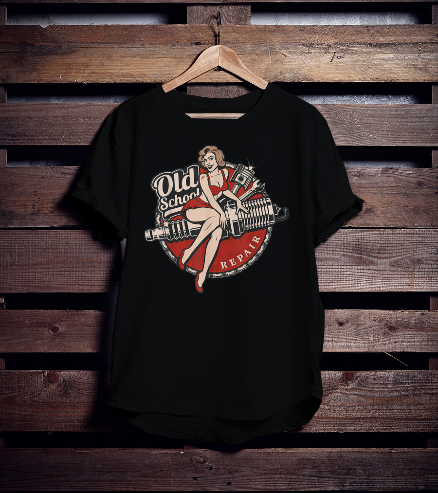 Old School Repair Vintage Classic Car T-Shirt