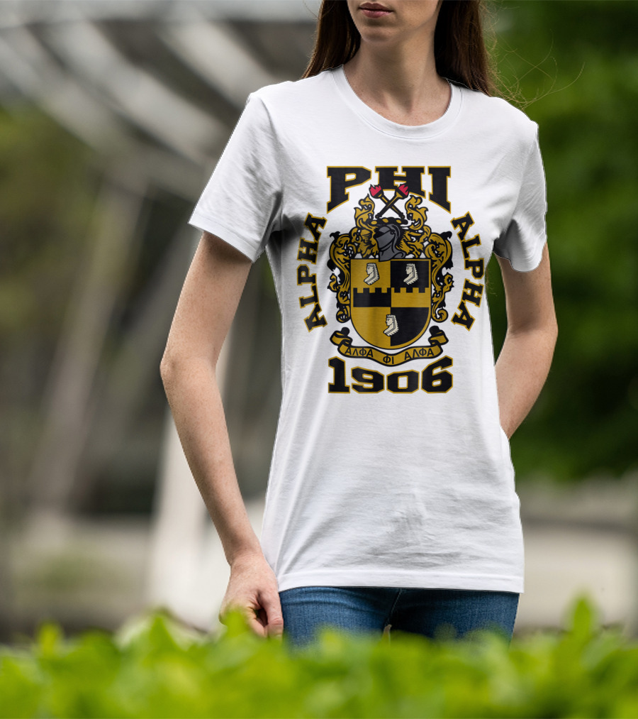 Alpha Phi Alpha Fraternity Crest 1906 ΑΦΑ T-Shirt