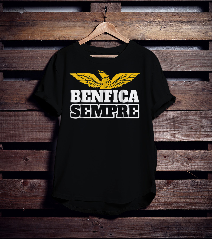 Benfica Sempre Fans Soccer Football Portugal Eagle Winged T-Shirt