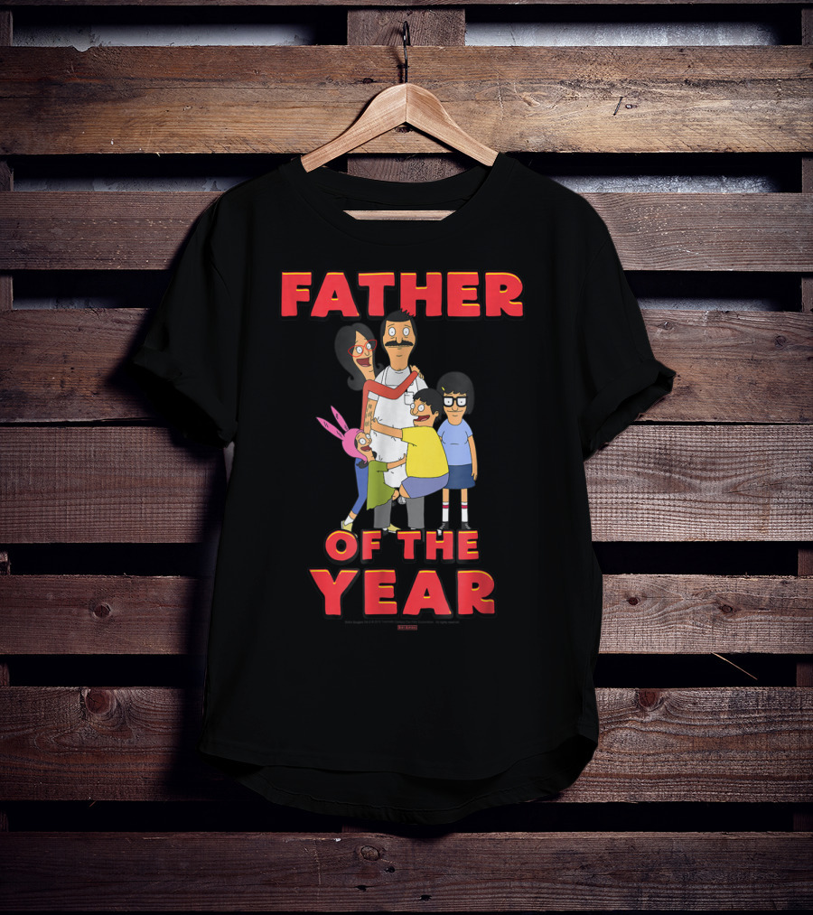 Bob's Burgers Father Of The Year Family Hug Group T-Shirt