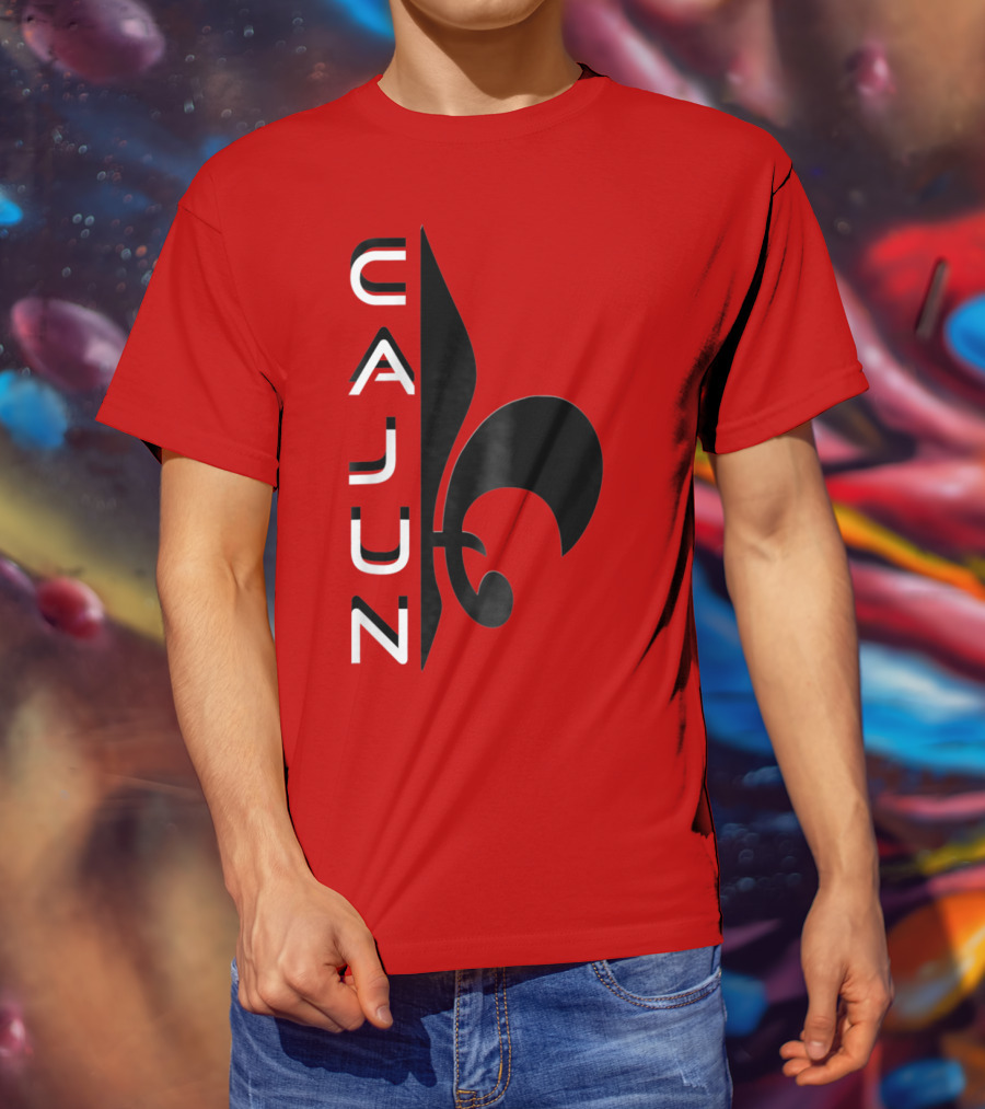 Cajun Fleur De Lis Louisiana Cajun Pride T-Shirt