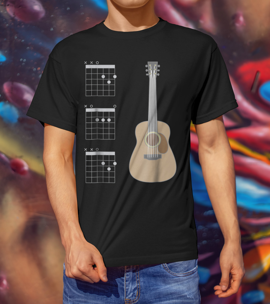 Dad Great Acoustic Guitar Chords T-Shirt