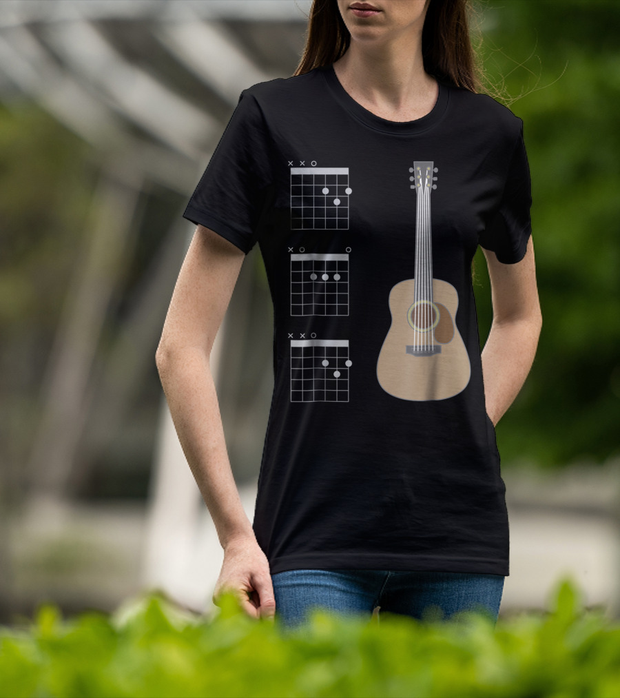 Dad Great Acoustic Guitar Chords T-Shirt