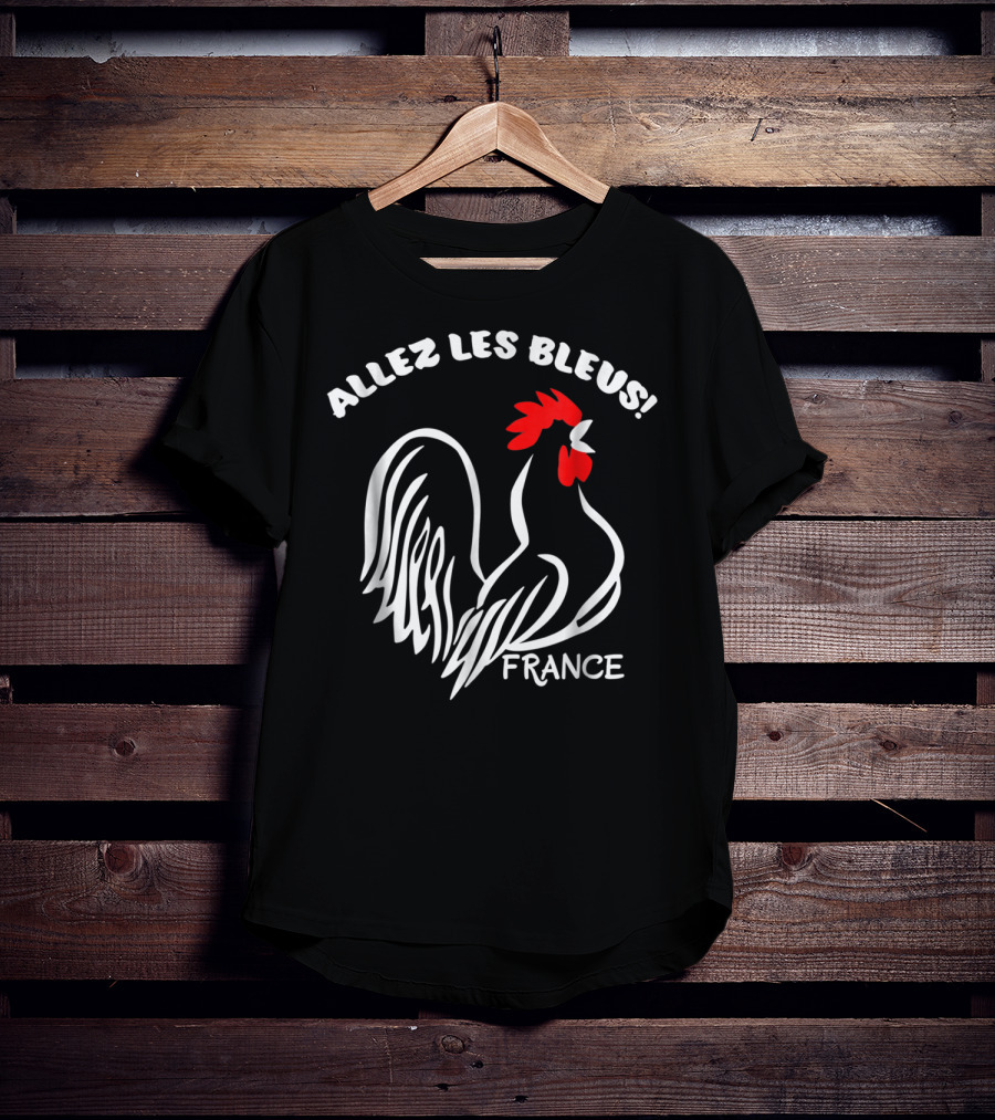 Allez Les Bleus France Soccer Football World Jersey T-Shirt