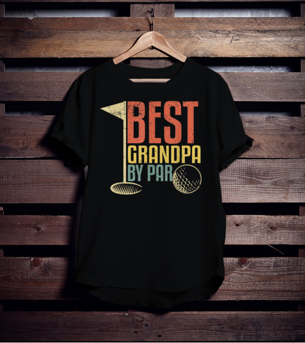 Best Grandpa By Par Funny Father's Day For Golf Lovers T-Shirt