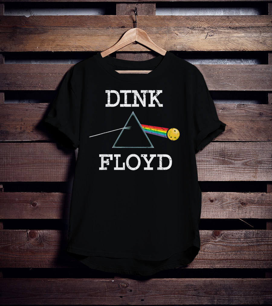 DINK FLOYD Pickleball Player USA Vintage Retro T-Shirt