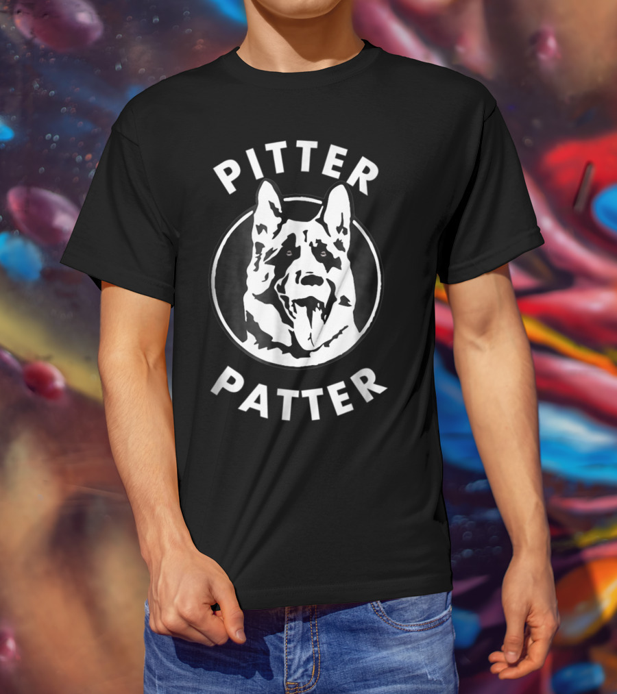 Pitter Patter Funny Dog Arch T-Shirt