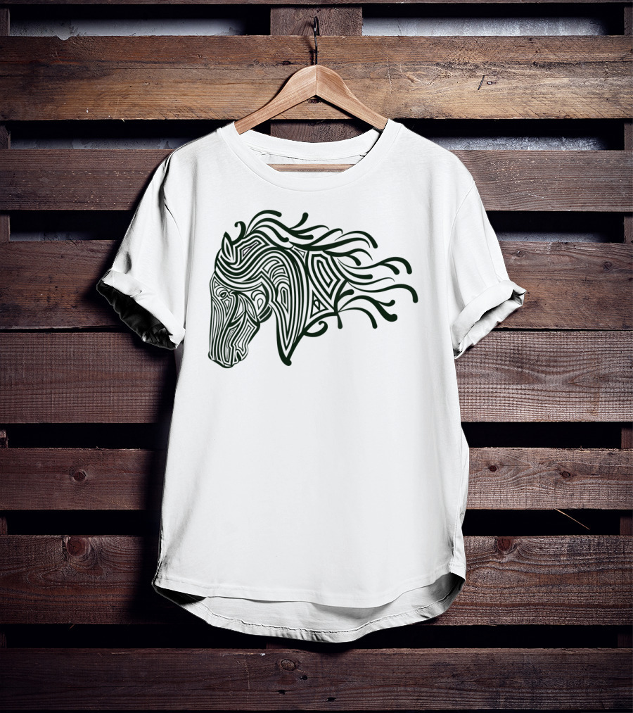 Creative Unique Horse With Flo T-Shirt