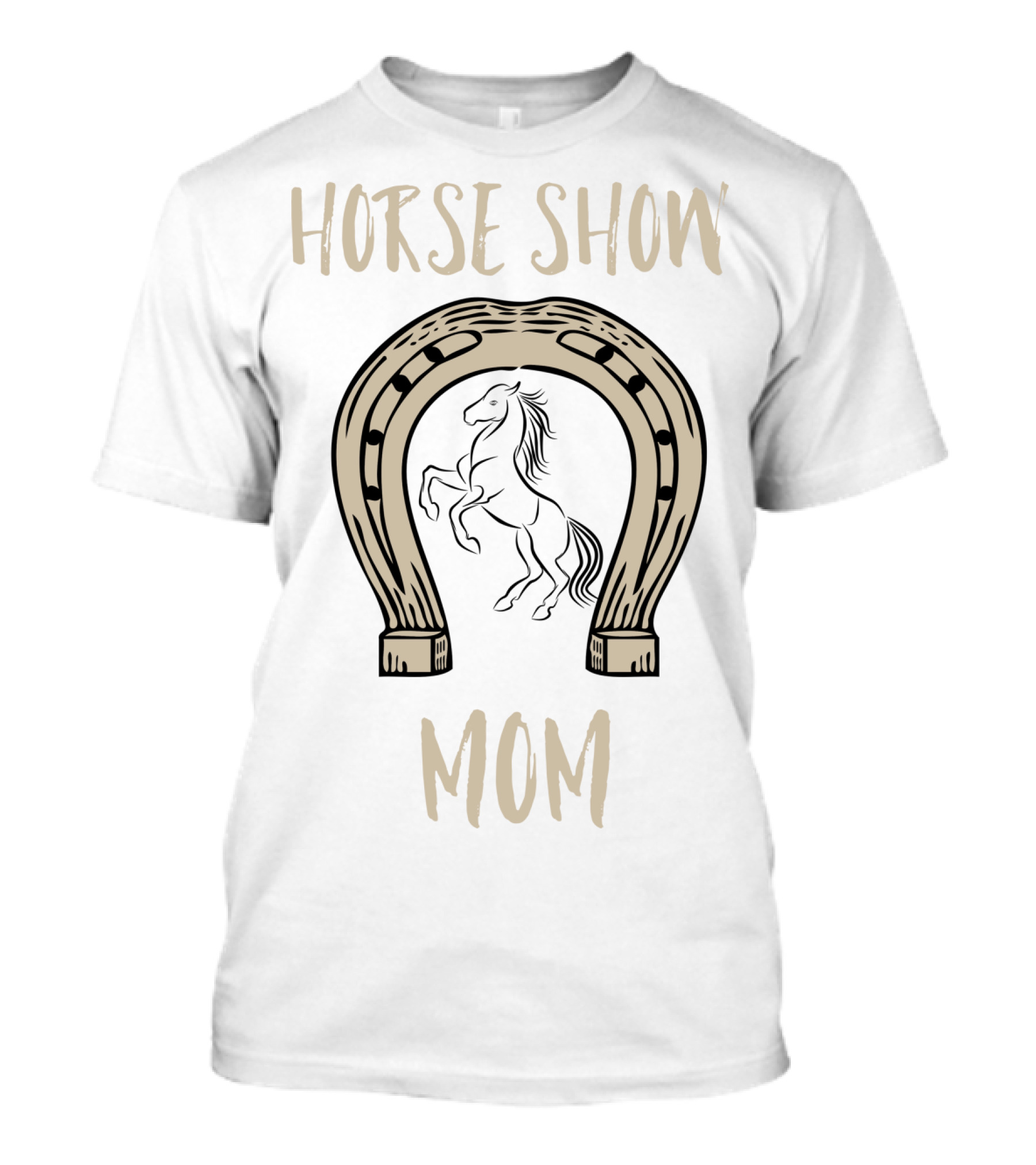 Horse Show Mom Equestrian T-Shirt