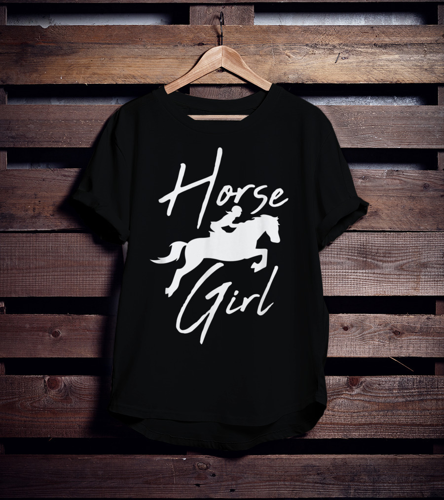 Horse Girl Horseback Riding Farm T-Shirt