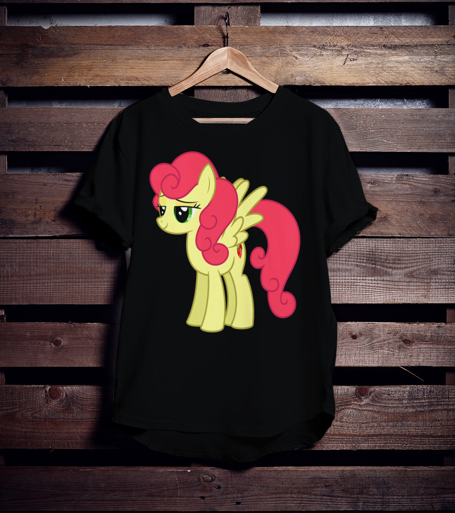 Daisy The Cut Horse Cartoon Style Character With Pink Mane And Wings T-Shirt