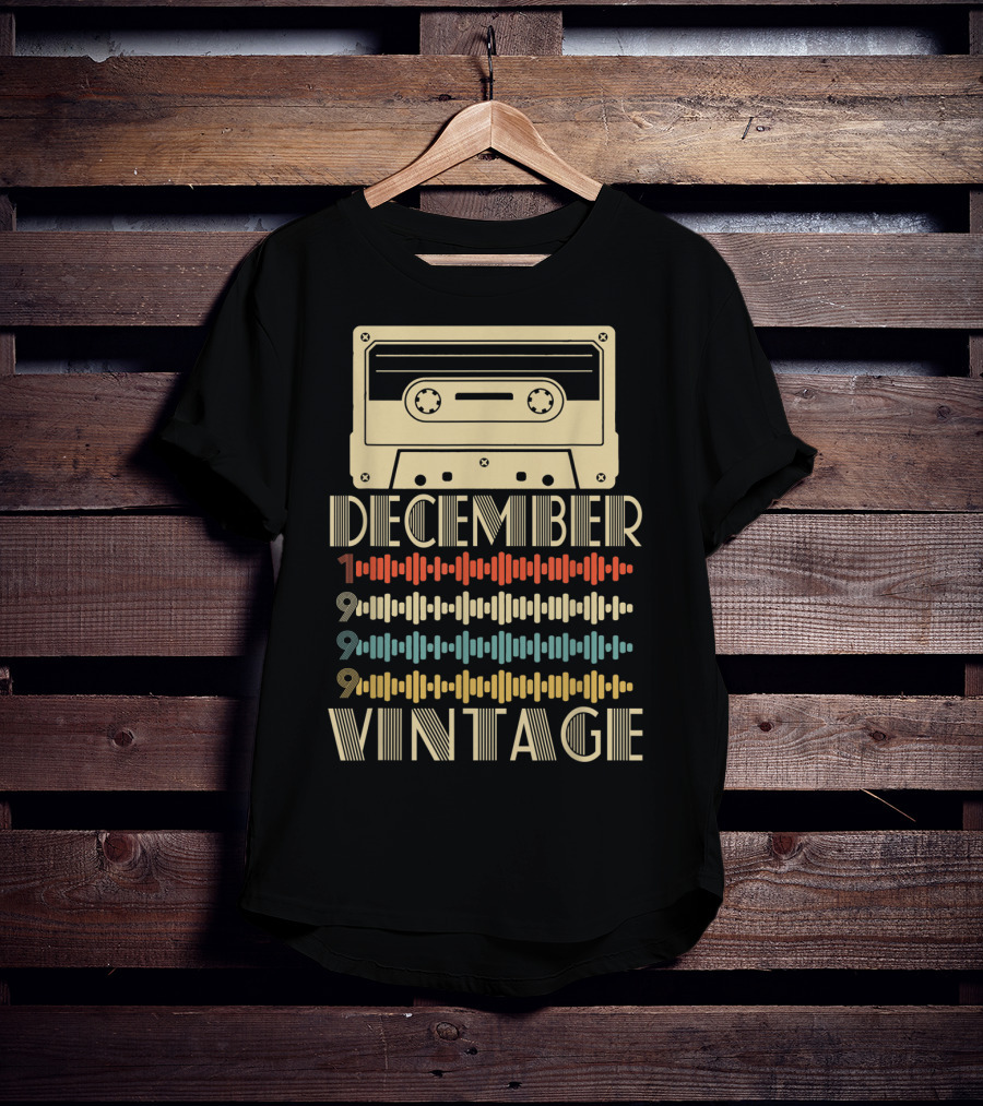 December 1999 Vintage Cassette Tape T-Shirt