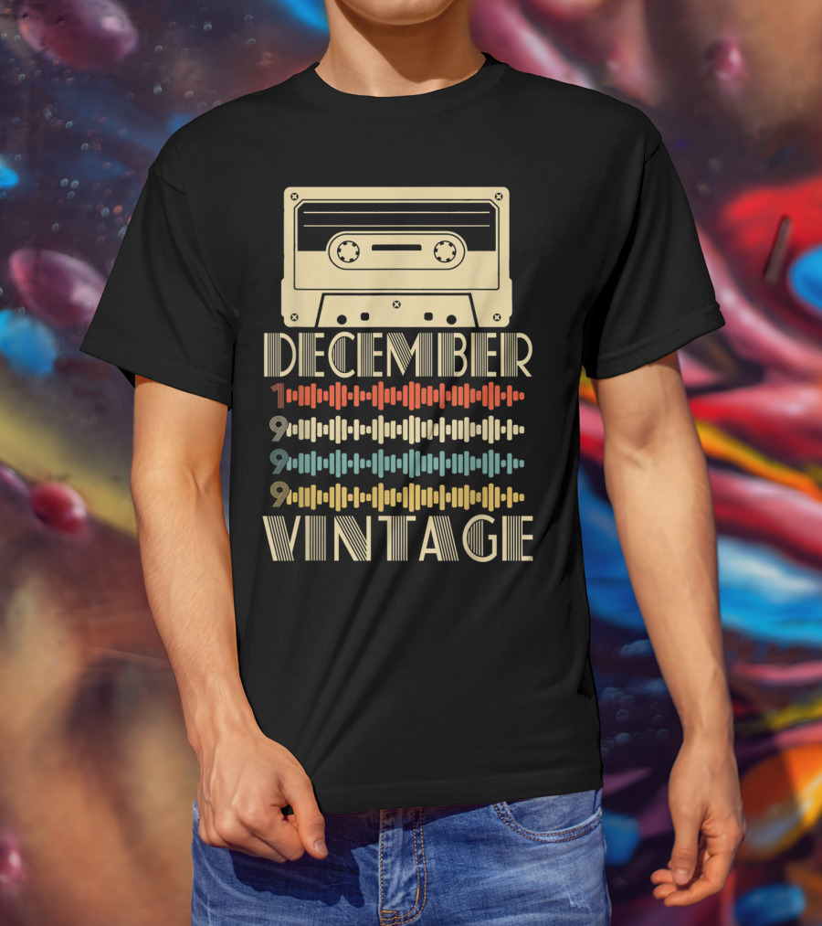 December 1999 Vintage Cassette Tape T-Shirt