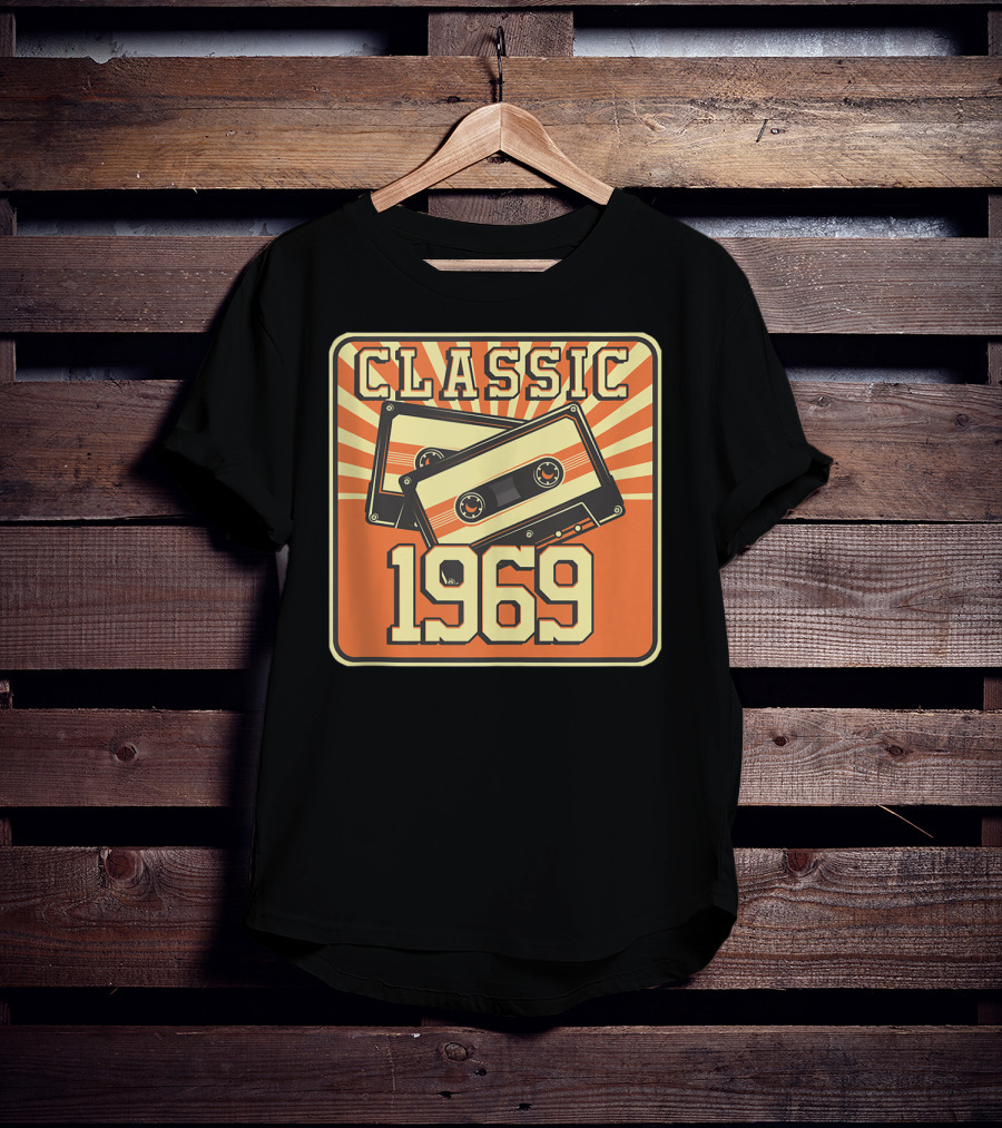 Classic 1969 Cassette 51st Birthday T-Shirt