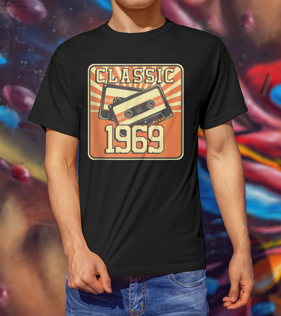 Classic 1969 Cassette 51st Birthday T-Shirt