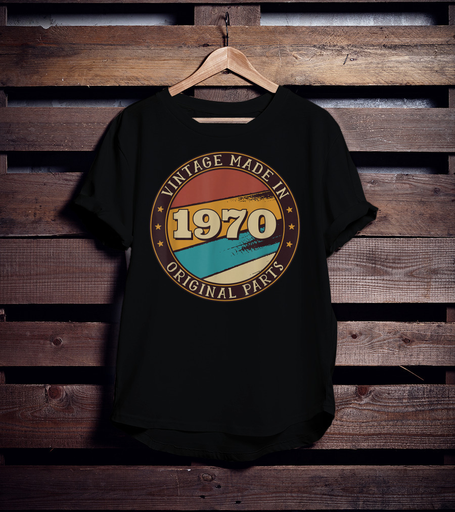 Vintage Made In 1970 Original Parts T-Shirt