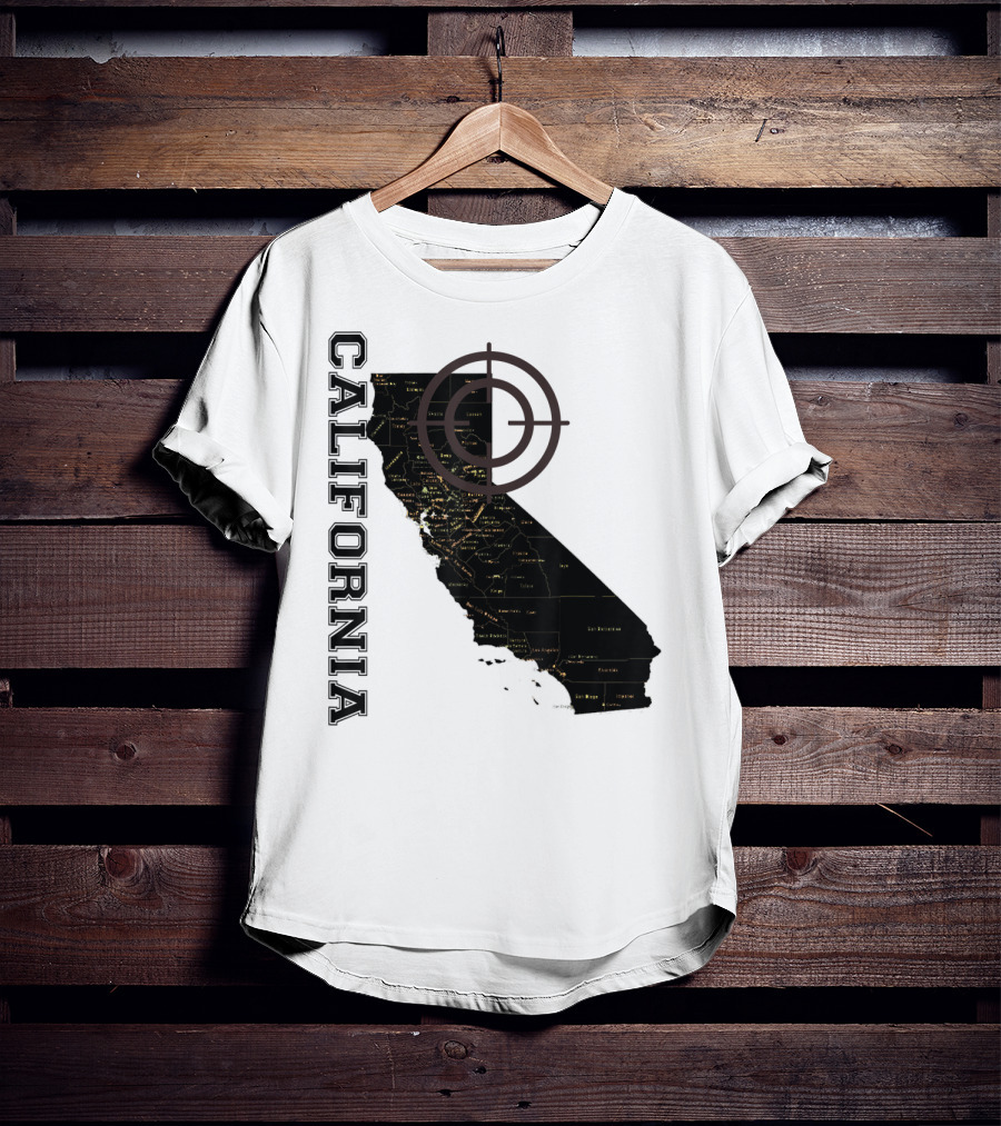 California Target Map Classic T-Shirt