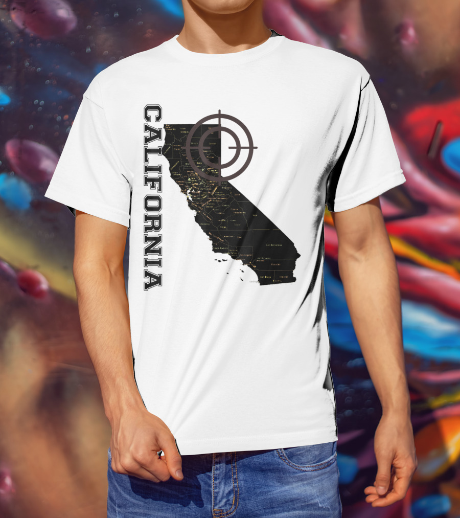 California Target Map Classic T-Shirt