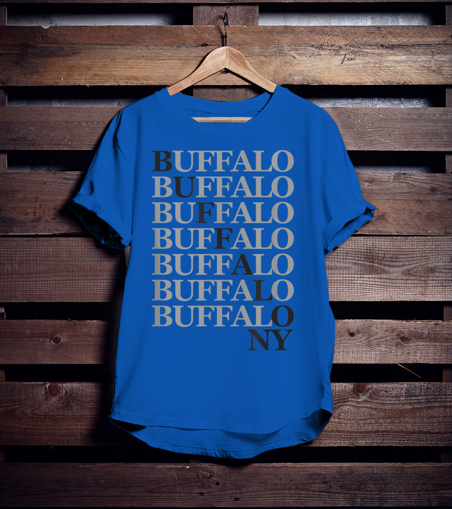 Buffalo Buffalo Buffalo Buffalo Buffalo Buffalo Buffalo NY T-Shirt