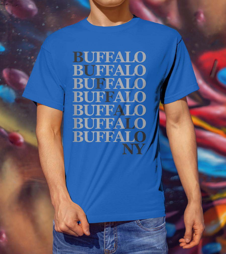 Buffalo Buffalo Buffalo Buffalo Buffalo Buffalo Buffalo NY T-Shirt