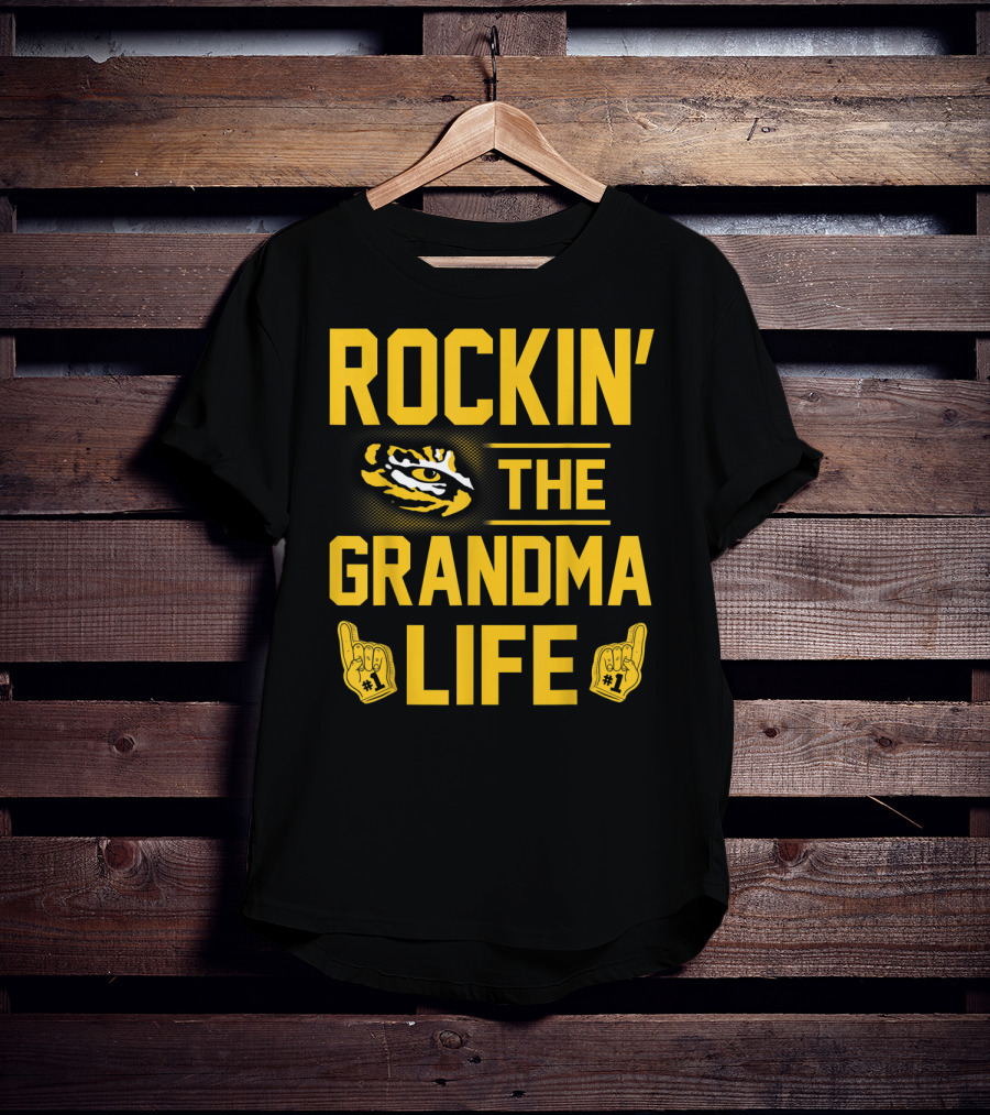 Rockin' The Grandma Life LSU Tigers Alumni Fan Geaux T-Shirt