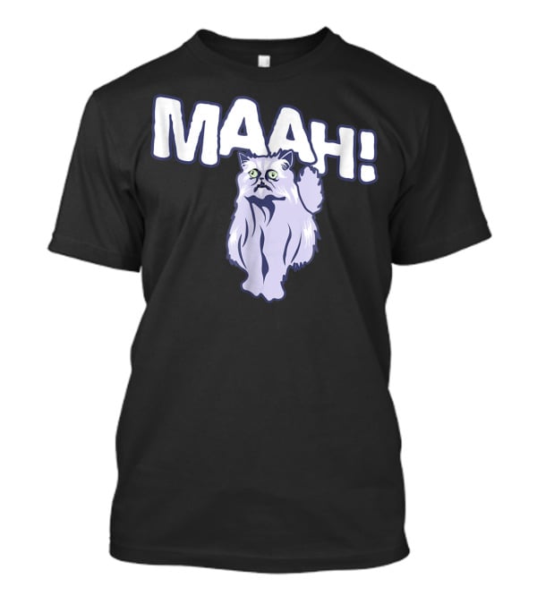 Mysterious Cat Exclaiming Maah T-Shirt
