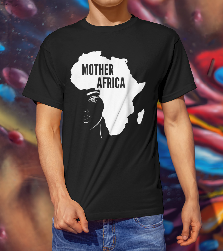 Mother Africa Black Queen Afrocentric Pride T-Shirt