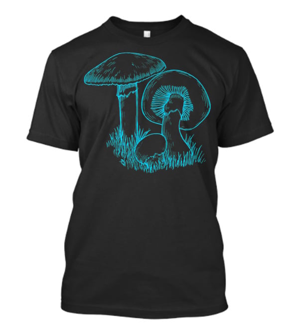 Mushroom Mycology Toadstool Botanical Botany Fungi T-Shirt