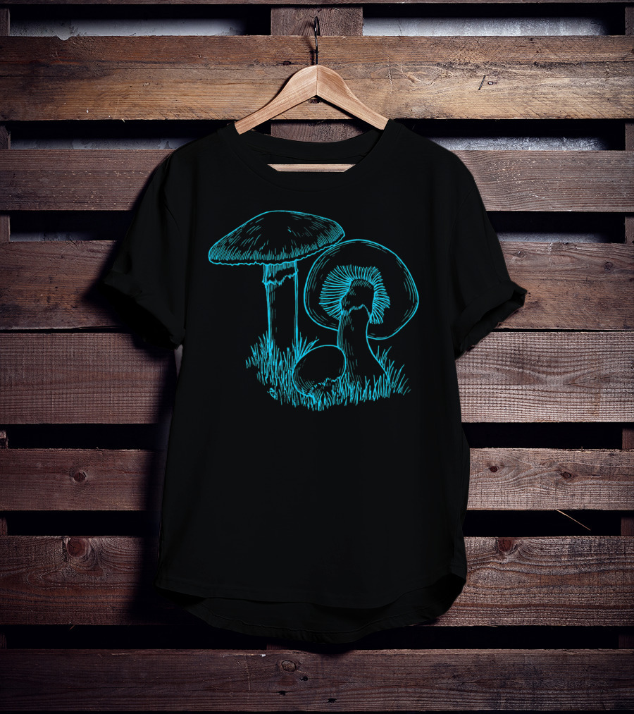 Mushroom Mycology Toadstool Botanical Botany Fungi T-Shirt