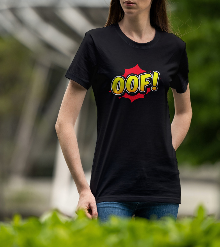 OOF Comic Book Style Burst T-Shirt